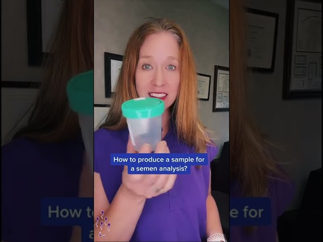 How to make a sperm sample for a semen analysis? #health #infertility  #ttc #sperm