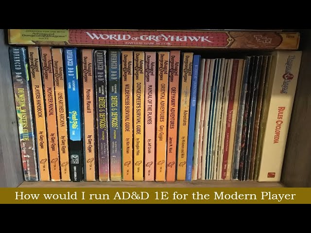 AD&D 1E for the Modern Player:  The 3 Pillars of Roleplaying