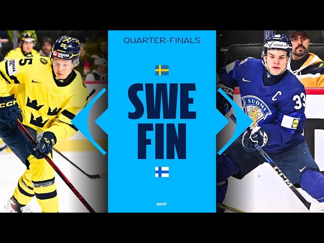 Highlights: Semi-finals - Sweden vs Finland | 2026 #WorldJuniors