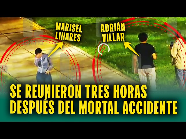 Cámaras captan a periodista Marisel Linares con el joven que atropelló a deportista tras accidente