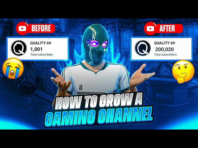 HOW TO GROW GAMING YOUTUBE CHANNEL  / GAMING CHANNEL GROW KAISE KARE / GAMING CHANNEL GROWTH SECRETS