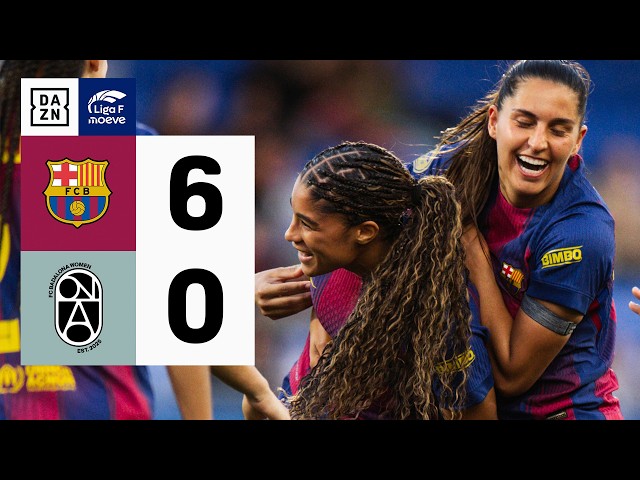 FC Barcelona vs Badalona Women (6-0) | Resumen y goles | Highlights Liga F