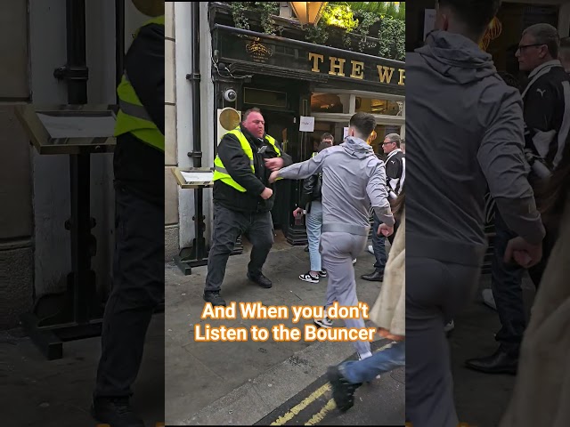 A street fight in Covent Garden. #London #uk angry #bouncer #beware #Liverpoolunited