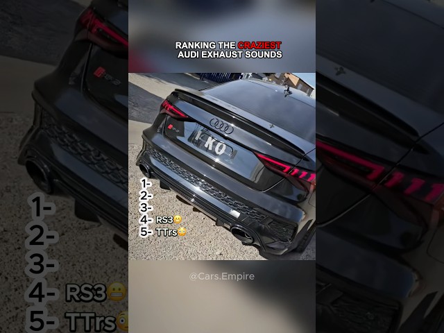 Craziest Audi Sounds 🤯 #audi #cars