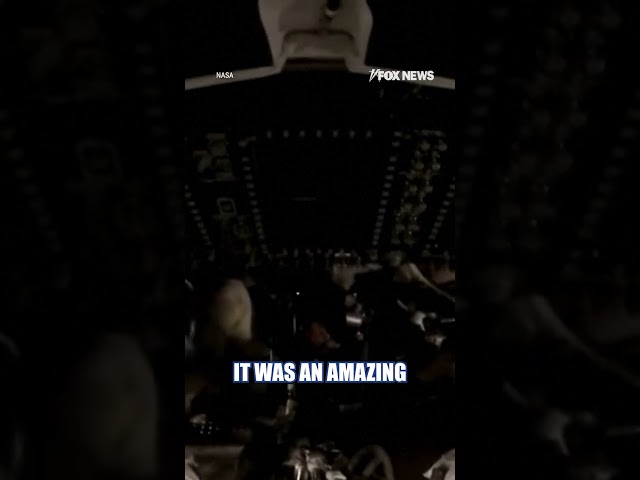 VIEW FROM SPACE: The Artemis II crew checks in from their spacecraft