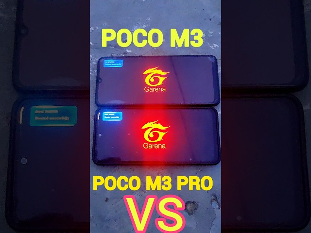 #shorts poco m3 vs poco m3 pro 😱 #pocom3 #pocom3pro #freefire