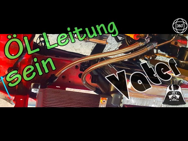 SchrauberBox - Stahlflex ÖL Kühler Schlauch mit DASH 8 Fitting