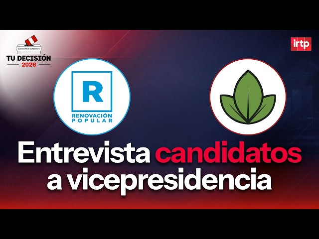 Vice-presidential candidates: Popular Renewal and Venceremos Alliance | “Your decision 2026”