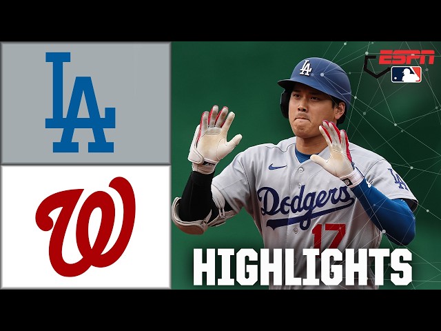 SHOHEI OHTANI GOES YARD 💪 LA Dodgers vs. Washington Nationals | Full Game Highlights | ESPN MLB