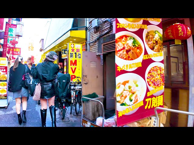 Yokohama Chinatown🐶👍🍻Chinese food town♪💖4K ASMR Nonstop 1 hour 01 minutes