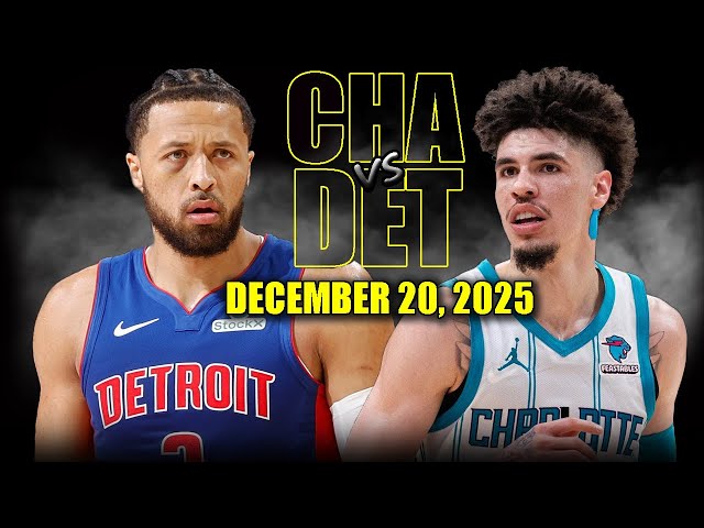 Detroit Pistons vs Charlotte Hornets Full Game Highlights – December 20, 2025 | NBA Season