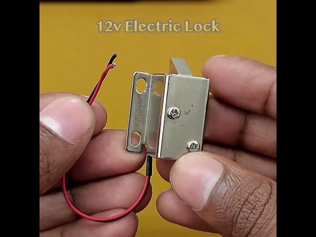 Magnetic Door Lock Circuit Simple DIY Security Project  #creativetech  #reels