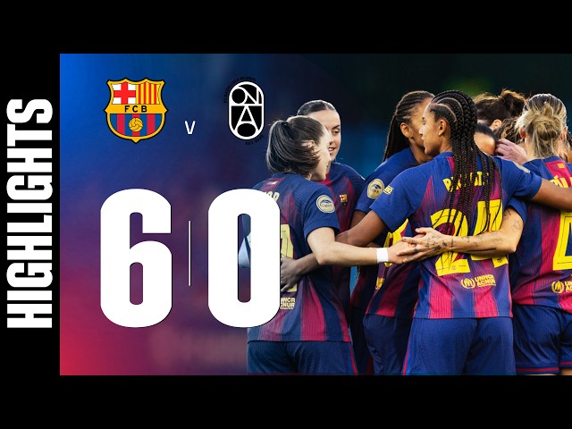 HIGHLIGHTS | FC BARCELONA 6 vs 0 BADALONA WOMEN | LIGA F 🔵🔴