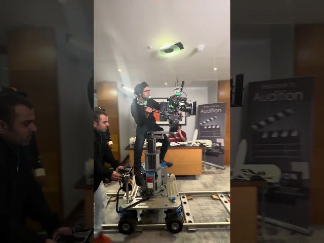 Behind the Scenes: Magnum Dolly Track Shot on a Bollywood Film Set #bts #films #bollywood