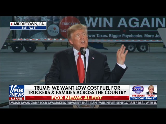 President Trump's Truck Driver Speech