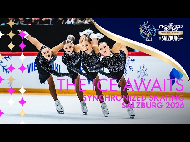 The Ice Awaits ⛸️ ISU Synchronized Skating World Championships | Salzburg 2026 | #WorldSynchro