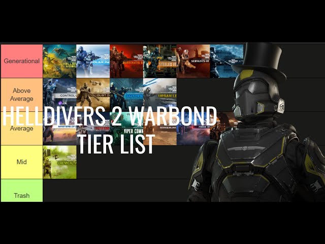 Another Low Effort Helldivers Tier List