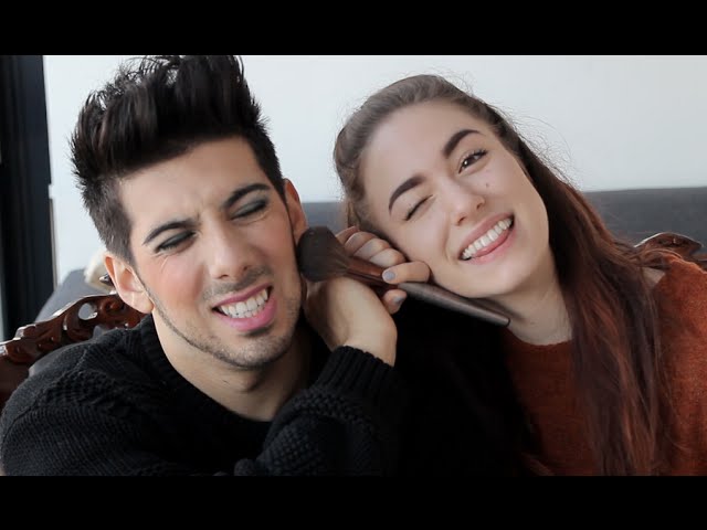 I Do My Boyfriend's Make-up | Mert & Teske