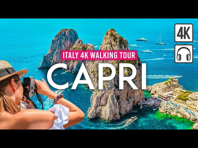 CAPRI WALKING TOUR — Italy Tour with Captions [4K/60fps]