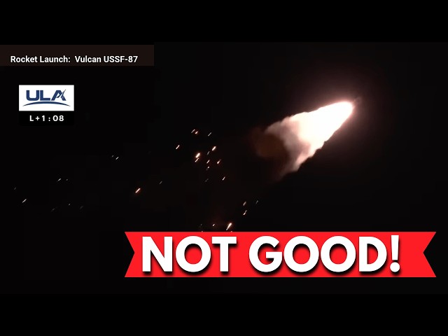 ULA Vulcan rocket suffers ANOTHER booster issue while launching classified Space Force payloads