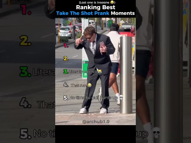 Ranking Best “Take the Shot Prank” Moments #shortsviral  #funny #karma