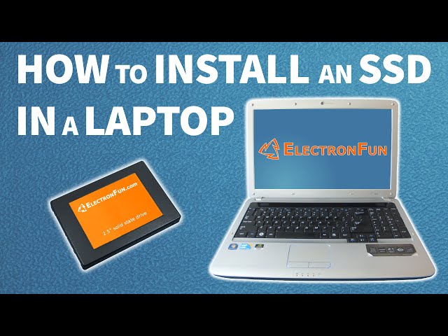 How to install an SSD in a laptop | computer tutorial