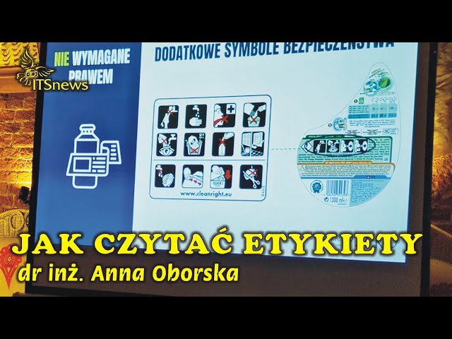dr inż. Anna Oborska. Jak czytać etykiety.