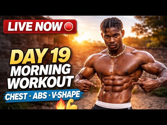 Title🔴 LIVE: Home Workout 💪 Burn Fat & Build Muscle FAST 🔥