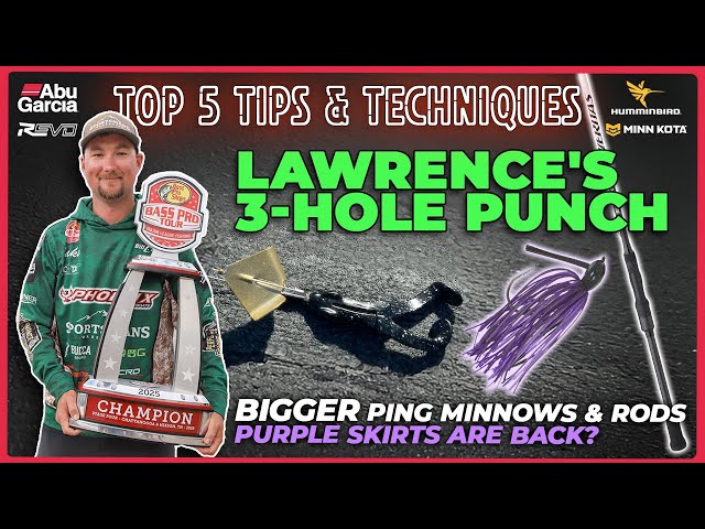 Bigger ping minnows and rods, Purple skirts back? - Abu Top 5 Tips, Trends in Bass Fishing!