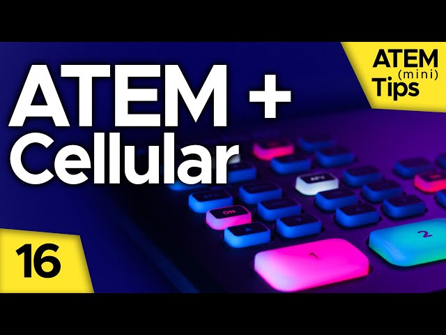 Cellular Live Stream from ATEM Using Your Mobile Phone - ATEM Mini Tips 16