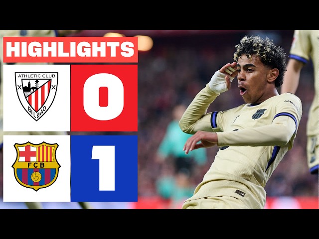 ATHLETIC CLUB 0 - 1 FC BARCELONA | HIGHLIGHTS LALIGA EA SPORTS