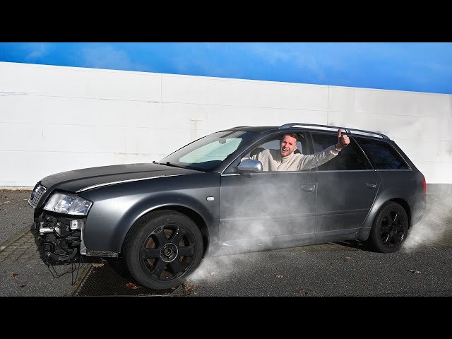 FIRST DRIVE OF MY $2500 AUDI S6 V8