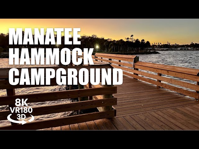 Manatee Hammock Campground VR180 8K 3D | Indian River Lagoon, Waterfront Camping VR视频 8K 3D動画 VR旅行