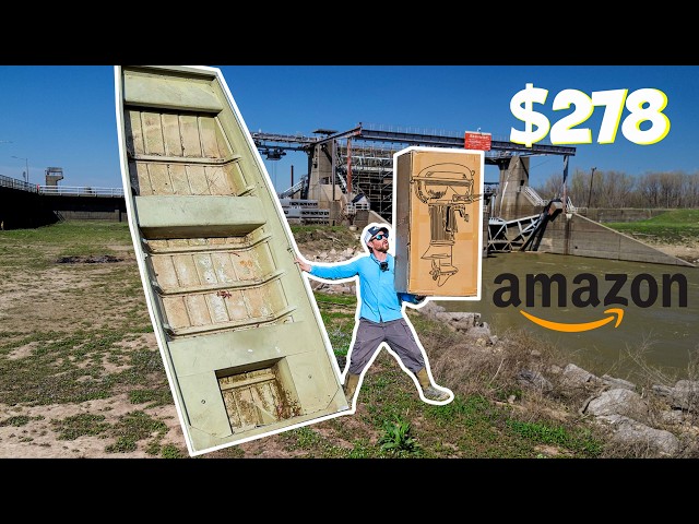 Ich habe den billigsten Außenbordmotor bei Amazon gekauft!!! (Und bin dann damit zum Fluss gefahr...