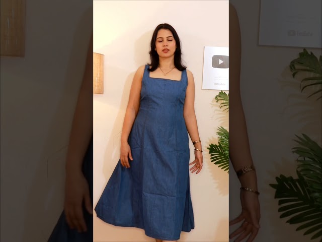 Jeanskleider-Haul von Myntra | Trendige Kleider | TipsToTop von Shalini #denimdress