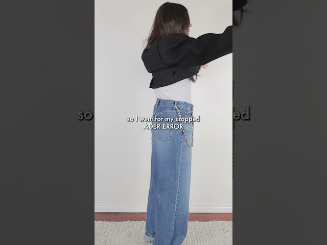 HOW TO WEAR Wide Leg Jeans #Uniqlo