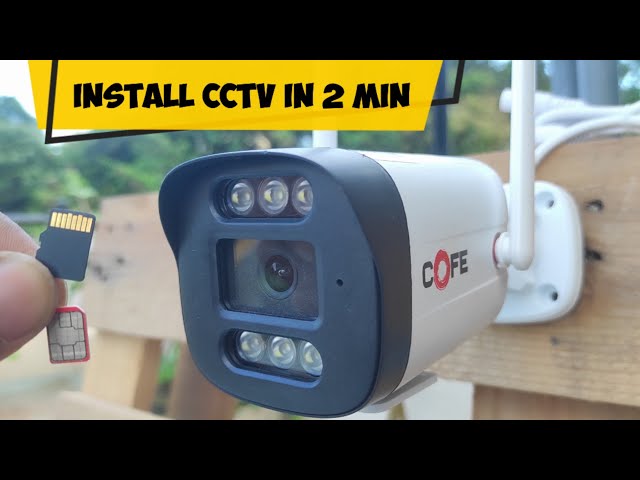 How to install WiFi camera at home | How to install CCTV camera Step by step | SD card and Sim card 