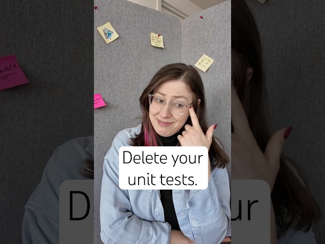 Delete all unit tests.