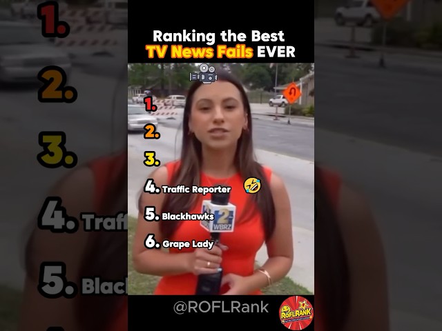 Ranking the BEST TV News Fails EVER📺