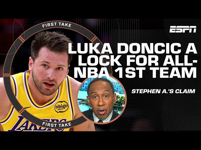 Stephen A. calls Luka Doncic a LOCK for All-NBA First Team 🔒 | First Take