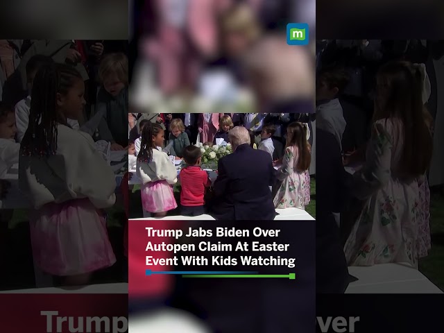 WATCH: Trump Mocks Biden at Easter Event, Claims Autopen Was Used in Front of Kids Crowd