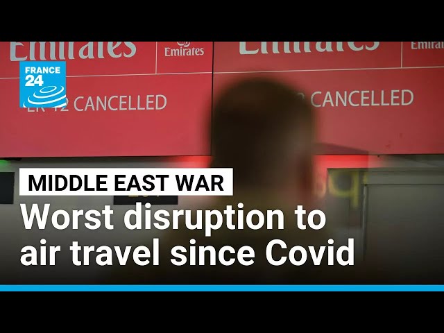 Air travel undergoes worst disruption since Covid with Middle East war • FRANCE 24 English