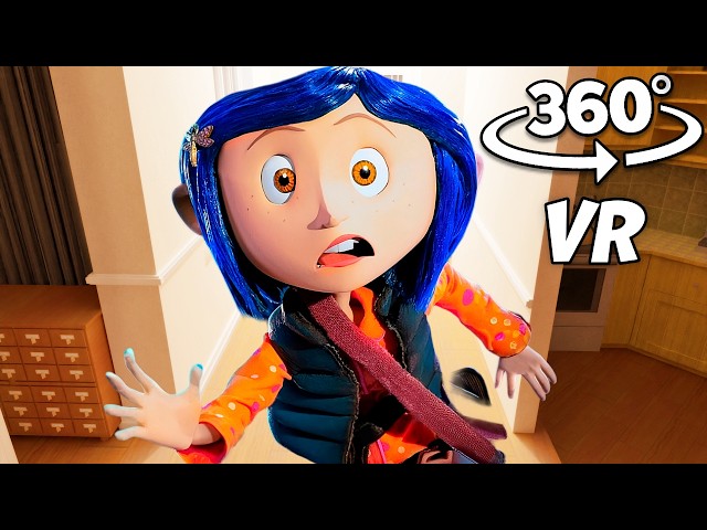 Coraline 360° in YOUR House Movie! | VR 4K