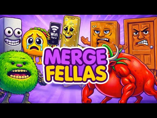 😱Merge Fellas Italian Brainrot Gameplay 🔥🔥 #mergefellas #live #vertical