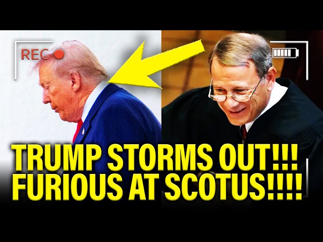 Trump STORMS OUT of SCOTUS as Oral Argument TURNS FATAL