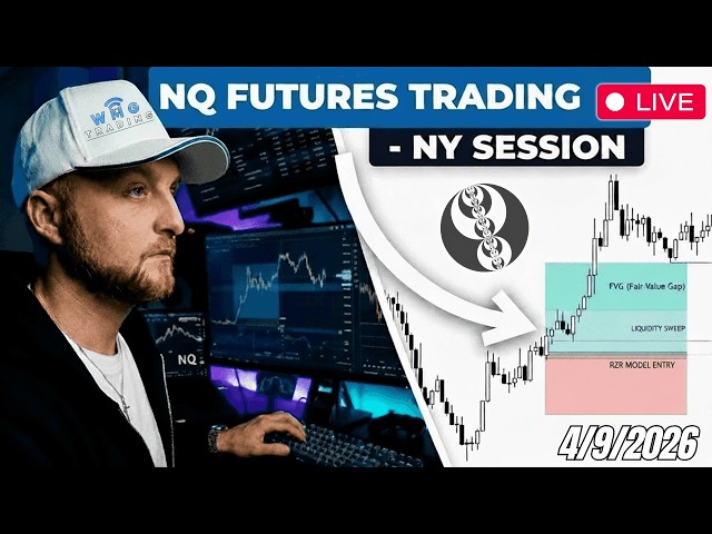 👉 NQ LIVE TRADING - ICT Strategy + MMXM 🚨