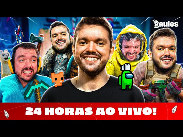 RERUN GAULES 24 HORAS - JOGOS VARIADOS - VEM FAZER PARTE DA TRIBO!