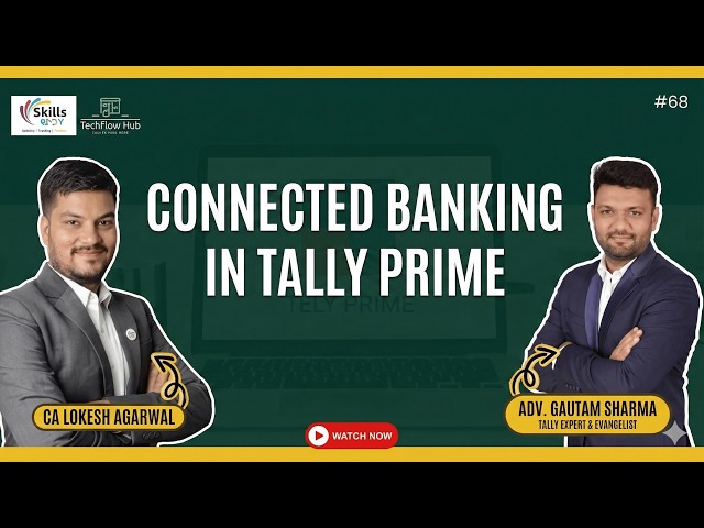 Connected Banking in Tally Prime || Tally Prime || Skills@100