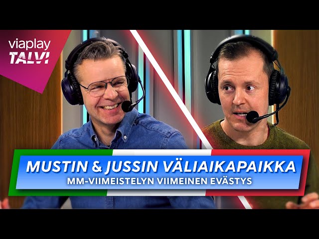 Mustin ja Jussin väliaikapaikka | MM-viimeistelyn eväät