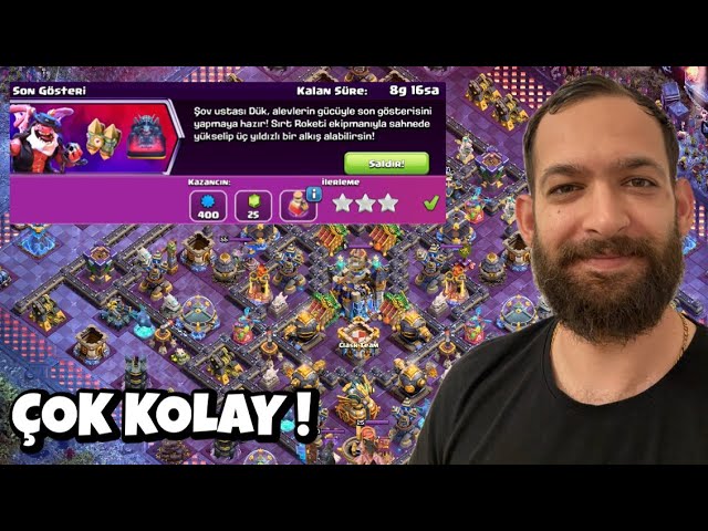 THE FINAL BATTLE IS EASY, 3 STARS! CLASH OF CLANS